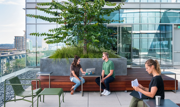 The Future of Workplace is Shared: Outdoor Space & Amenities